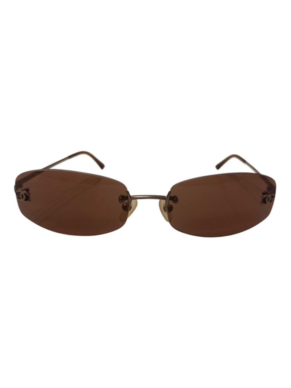 Vintage Chanel Rimless CC Sunglasses